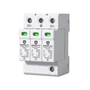 DC SPD 3P 650V Surge Protective Device Solar System PV Combiner Box
