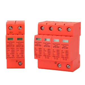 DC SPD Surge Protector Device 10KA~20KA 20KA~40KA Low voltage Arrester Device