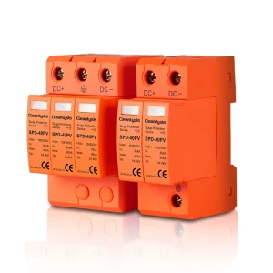 DC Solar PV SPD 1000V 2P/3P 20-40kA Surge Protective Device