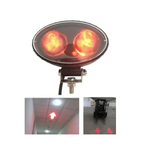 DC10V/80V LED Forklift Warning Light Blue Red Arrow Indicator Safety Auxiliary Lights for Warehouse Equipment Accessories