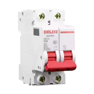 DELIXI DC MCB Miniature Circuit Breaker DZ47SZ 1P 16A 250VDC Copper Li Protection 6kA Breaking Capacity Rail Mounting CE