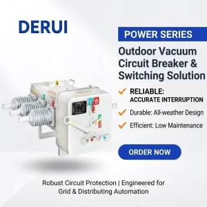 DERUI Recloser Outdoor Pole Mounted Vacuum Circuit Breaker VCB Motorized Operation Mechanism Product Category
