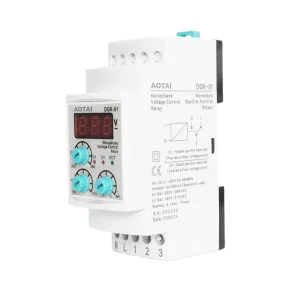 DGK 01 Miniature AC220V Voltage Control Relay Protection Single Phase Over Voltage and High Voltage Protector Low Power