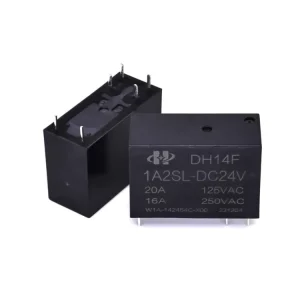 DH14F 1A2SL DC24V 14F CQC TUV RoHs 10A 20A PCB Power Relay 277VAC300VDC Home Appliances Industrial Control Automation