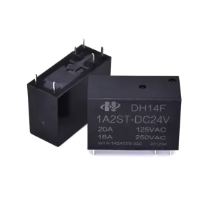 DH14F 1A2ST DC24V Industrial Relay 20A Power Relay 5V 12V 24V 48V PCB 6 Pin 8 Pin Control Relay Form a B C 220v