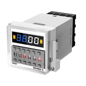 DH48S S Digital Display Time Delay Relay AC220V 24V 380V 1Z 2Z Cycle Control Applications