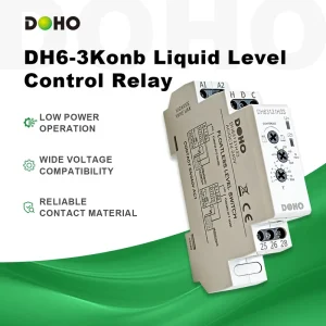 DH6-3Konb Series Protective Sealed Miniature Low Power Multi-Function Liquid Level Control Relay Modular 24V 220V AC/DC 5A
