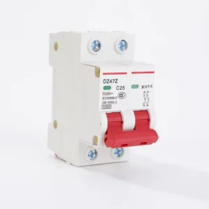 DIN Rail Miniature Circuit Breaker 1000V DC 1A to 63A 2P MCB Model DZ47 63