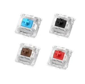 DIY OEM Customize Transparent Computer Switch Black Brown Blue Red Yellow Green Color SMD Computer Mechanical Keyboard Switch