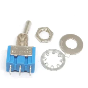 DIY Toggle Switch ON-OFF-ON / ON-OFF 3Pin 3 Position Latching MTS-101/102/103/202/203 AC 125V/6A 250V/3A Power Button Switch Car