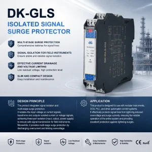 DK-GLS Signal Line Surge Protection Device SPD Full Protection Signal Surge Arrester with Isolation