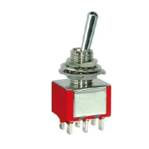 DPDT 6 Pin Mini Toggle Switch MTS 104 ON ON MTS 105 ON OFF ON Panel Mount Small Miniature Toggle Switch