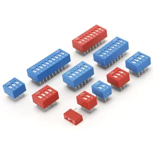 DS VDG 01P RED 2.54mm Pitch 5 bit SMD 2 Position RoHS Compliant DIP Switch IP14 Copper Material Electrical Appliance 50V