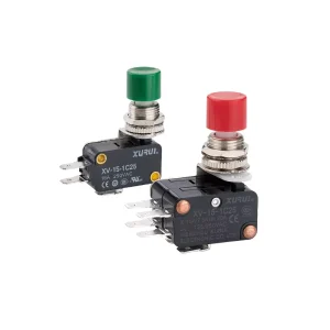 DS448 15A 250VAC SPDT Plastic Snap Action Push Button Microswitch IP40 Silver Contact For TUV CCC CE Certified -25-80