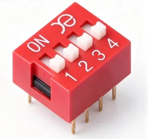 DSWB04LHGET Through Hole Toggle Slide Switch for Mode Selection Circuit Control