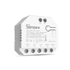 DUAL R3 Mini Wireless 2-Gang Relay Module 10A DIY Remote Control Switch EWeLink Alexa Google Smart Home Integration