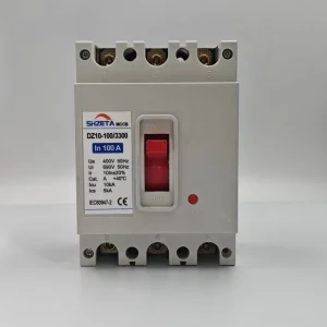 DZ10-100A 3-phase AC Molded Case Circuit Breaker 32A 40A 50A 63A 80A 100A