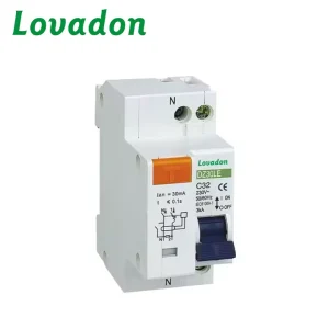 DZ30LE 1P+N RCBO 32A 230V 3KA Residual Current Circuit Breaker with Overload Protection CE ISO