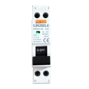 DZ30LE 40 DPN Series 230V 4.5kA Residual Current Circuit Breaker 40A Plastic ELCB RCBO Industrial Household Electronic Equipment
