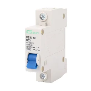 DZ47 1 Miniature Circuit Breakers (MCB) 1A DC 250V 1000V 4.5kA 6kA Breaking Capacity B Curve