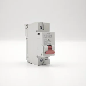 DZ47 125DC Single pole C curve 6kA Breaking Miniature Circuit Breaker Overload and Fault Protection