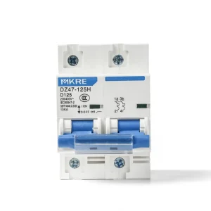 DZ47 125H MCB 1 2 3 4 Pole 1amp 6amp 10amp 16amp 20amp 25amp 32amp 40amp 50amp 63amp 2P DC Mini Miniature Circuit Breakers