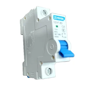 DZ47 63 1P 110V 20A 6KA Miniature Circuit Breaker MCB C Type Din Rail Mount Circuit Breaker for Home Industrial Protection