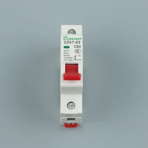 DZ47 63 1P C63 MCB Miniature Circuit Breaker 63A C Curve 6KA Breaking Capacity AC400V DIN