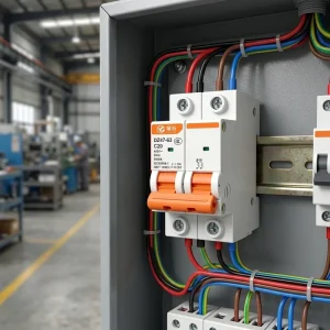 DZ47-63 2P MCB B/C/D Curve AC230/400V 6A-63A Miniature Circuit Breaker DIN Rail Circuit Breaker