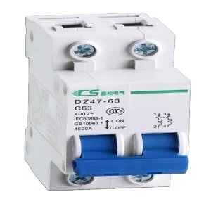 DZ47 63 DC Circuit Breaker 2P 1A 63A 1000V DC MCB Miniature Breaker