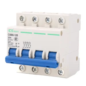 DZ47 63 Miniature Circuit Breakers (MCB) 1p 4p 6KA Breaking Capacity 250V 10000V BCD Curve C 1A 63A DC