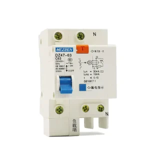 DZ47LE 1P+N 40A Electric ELCB Over-voltage Protection Circuit Breaker RCCB ELCB RCBO RCD