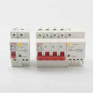 DZ47LE High Breaking Capacity Residual Current Circuit Breaker RCBO 230V 400V 50 60Hz
