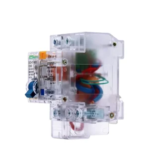DZ47LE Residual Current Operated Circuit Breaker 1P+N 2P 3P 4P Overload Protector with Disconnect Switch