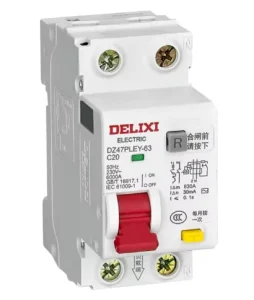 DZ47PLEY-63 1P+N RCBO RCD 6A 10A 16A 25A 32A 40A 50A 63A 30mA 100mA 300mA Residual Current Circuit Breaker