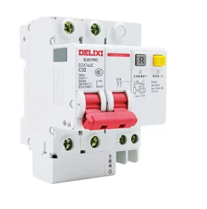 DZ47SLE Air Circuit Breaker with Leakage Protector 63A Household Circuit Breaker 220V 2-pole Leakage Protection