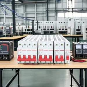 DZ47s 1P-2P-3P-4P Series Miniature Circuit Breaker Overload Short Circuit Protection Type B/C/D Trip Curve CQC Certified