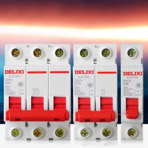 DZ47s Miniature Circuit Breaker 1/2/3/4p C 1A 2A 3A 4A 6A 8A 10A 13A 16A 20A 25A 32A 40A 50A 63A MCB Air Circuit Breakers