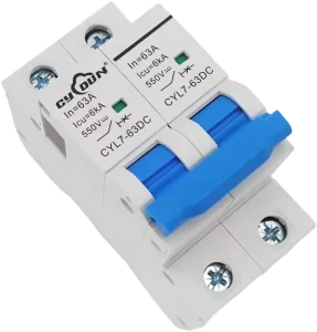 Dc Mcb 63A 1p 2p 3p 4p 1a 2a 3a 4a 6a 10a 16a 20a 25a 32a 40a 50a 63a MCB Miniature Circuit Breakers DC AC Air Circuit Breakers