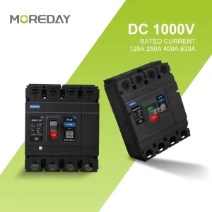 Dc Photovoltaic Mccb Molded Case Solar System Circuit Breaker 1000V 15KA 400A CE PV Solar Panel Installation UPS 4P IP20