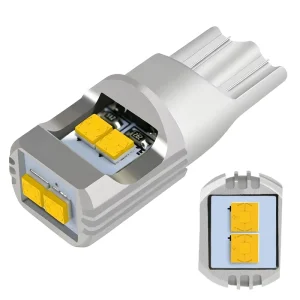 Decoded W5W T10 168 LED Bulbs 2525 Chip 6 SMD High Brightness for Side Marker Indicator Lights