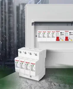 Delixi 220V 160A Household Switch DZ47SY Moulded Case Circuit Breaker IP20 Lightning Leakage Protection 10kA Surge Protector