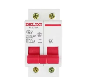 Delixi Mini Circuit Breaker Miniature 1 Pole 2 Pole 3 Pole 4 Pole Manufacturer