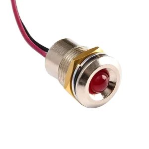 Diameter 16mm IP67 Waterproof 2.4~220 AC DC 12v LED Indicator Lights