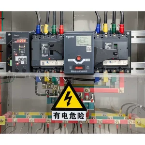 Diesel Generator ATS Dual Power Automatic Transfer Switch Control Cabinet PLC Stainless Steel Customized 380V
