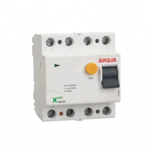 Differential 32a 4p Earth Leakage Circuit Breaker Switch 40a 63a Rccb Elcb Circuit Breaker
