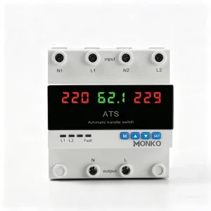 Digital Display Automatic Transfer Switch with Over Under Voltage Protection and Changeover Switch