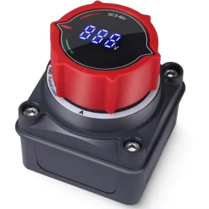 Digital Display Battery Disconnect Switch High Current Cut off Switch Battery Isolator for Yachts RVs Solar Power Equipment