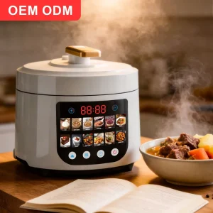 Digital Pressure Cooker Electric Pressure Cooker 6L with Preset Programs for Easy Cooking