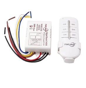 Digital Remote Control Light Switch Wireless On/Off Remote Control Switch for Light Bulb Chandelier 220V RF433 1/2/3/4 Ways